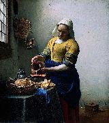 Johannes Vermeer Milkmaid china oil painting artist